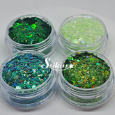Green Glitter Bundle (Set of 4) - Green Glitter